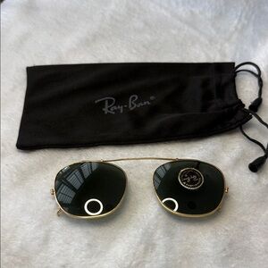 NWOT Bausch And Lomb Ray Ban Clip On Sunglass Lenses-Aviator